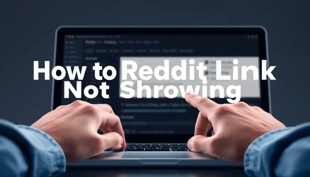 how to reddit link not showing - reddit-problems-and-fixes guide