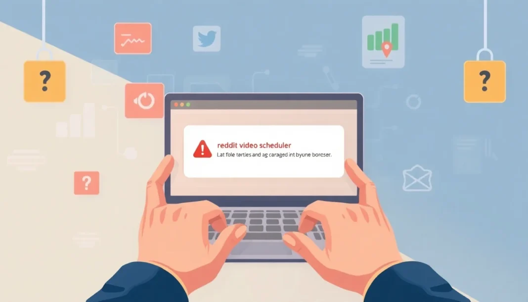 reddit video scheduler internal error - tools-and-infrastructure guide