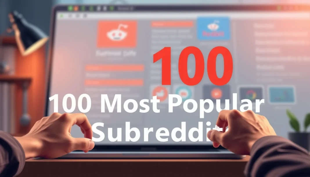 how to 100 most popular subreddits - subreddit-research guide