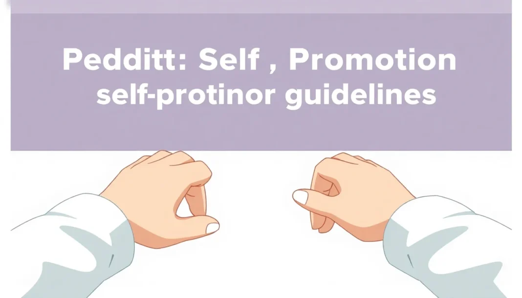 reddit self promotion guidelines - publishing-and-engagement guide