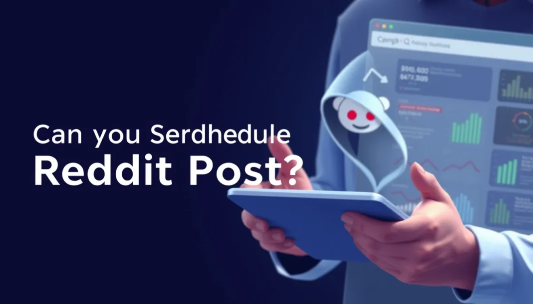 can you schedule a reddit post - tools-and-infrastructure guide